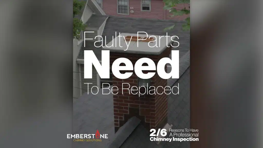 6 Reasons To Have A Professional Chimney Inspection 6 Reasons To Have A Professional Chimney Inspection 2 of 6 Faulty Parts NEED To Be Replaced Emberstone Chimney Solutions Asheville